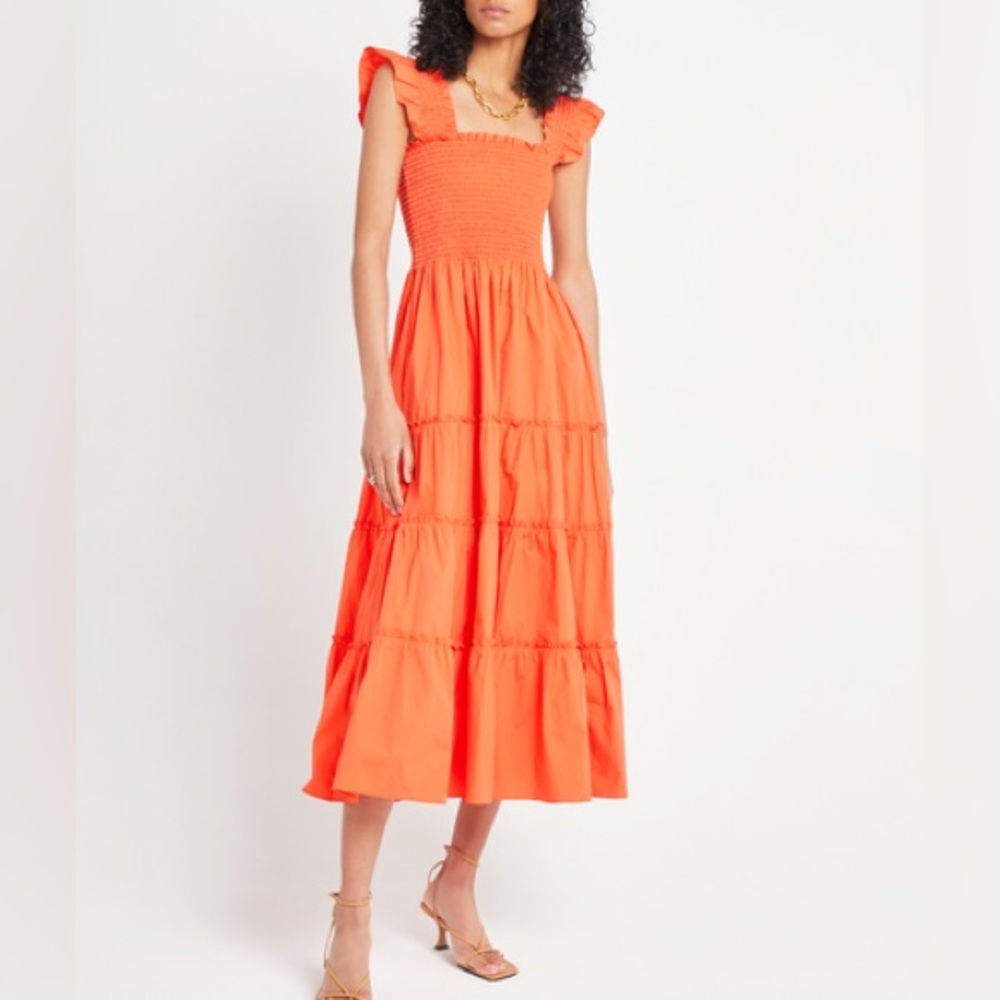 Kourt Calypso Maxi Dress Orange Size M